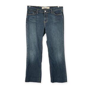 GAP 1969 Slim Fit Stretch Jeans Women’s 12 Long Mid Rise Straight Blue Denim